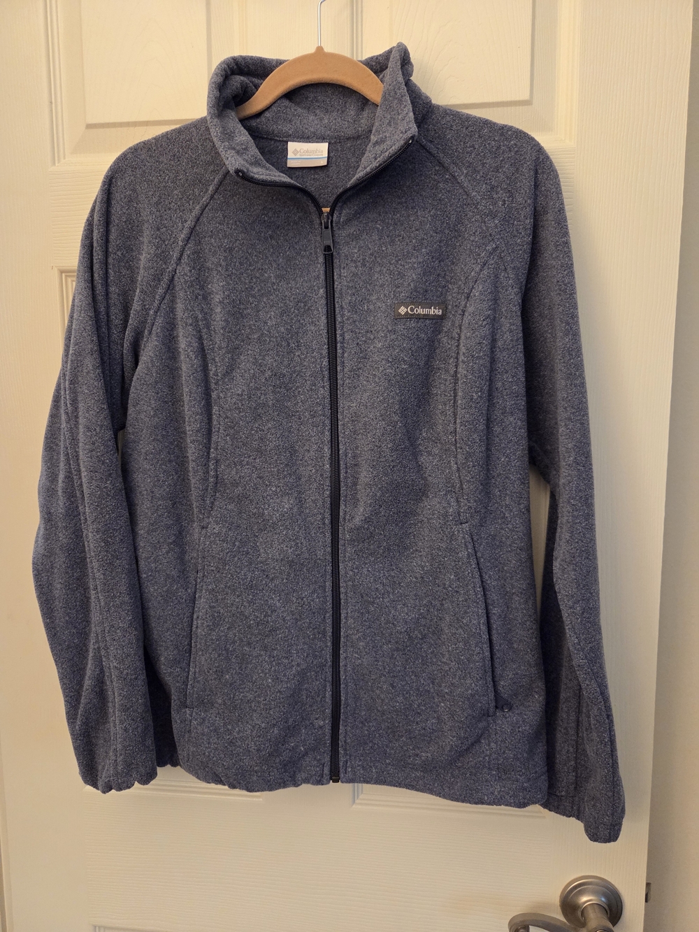 Columbia Women’s Full-Zip Fleece Jacket - Blue/Gray